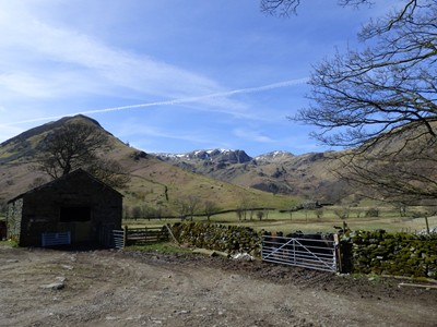 Hartsop Hall Farm near Ullswater in the Lake District