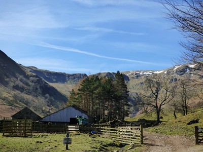 Hartsop Hall Farm near Ullswater in the Lake District