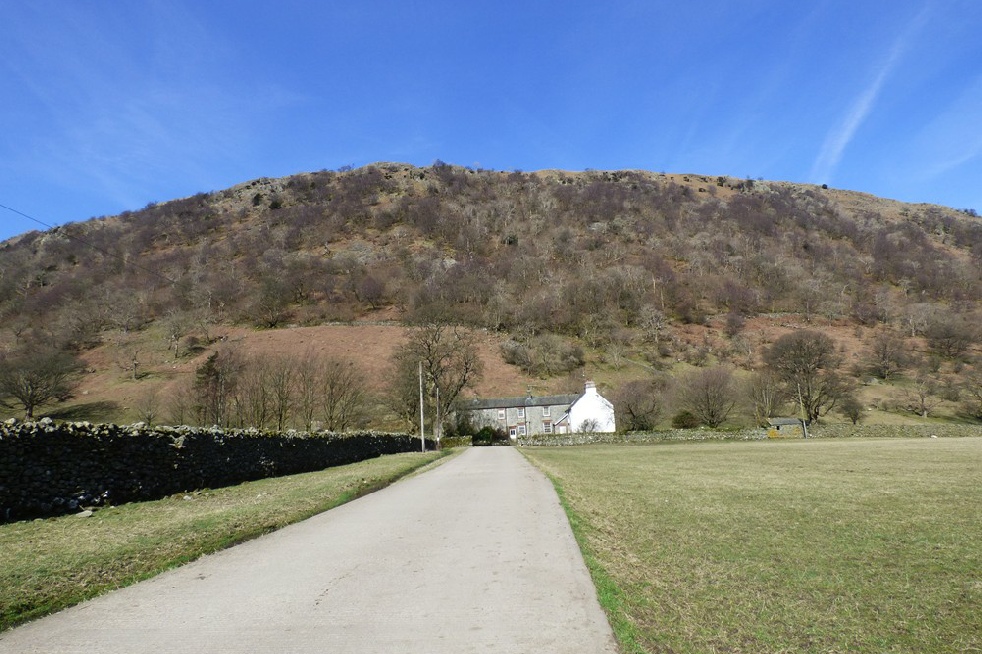 View of Brotherswater in the Lake District from Hartsop Hall